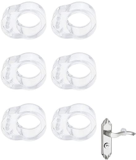Dailygoody - Deurstopper - Transparant rubber - Zeer elastisch