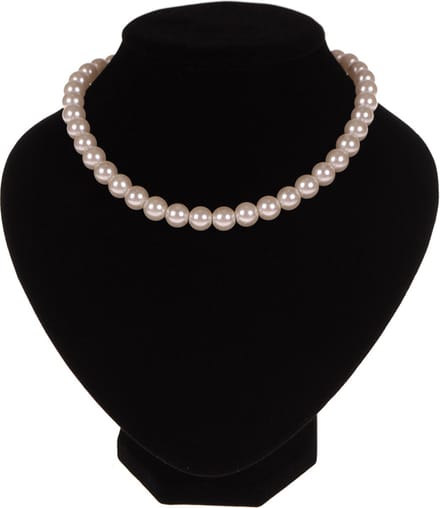 Parelketting - Ivoorkleurig Imitatie Parels 10mm