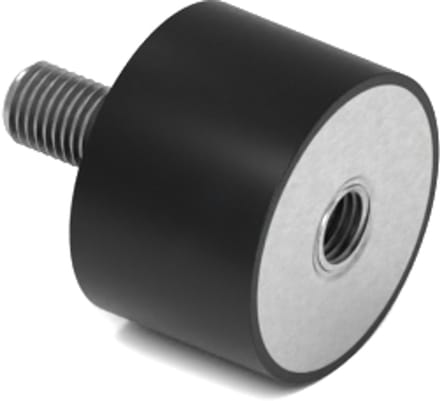 Rubbermagazijn - Trillingsdemper - Type B - 30x20mm - M8 - Set 10 stuks