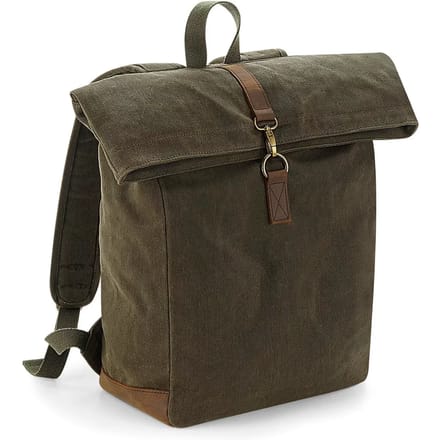 Waxed canvas rugzak Quadra Heritage