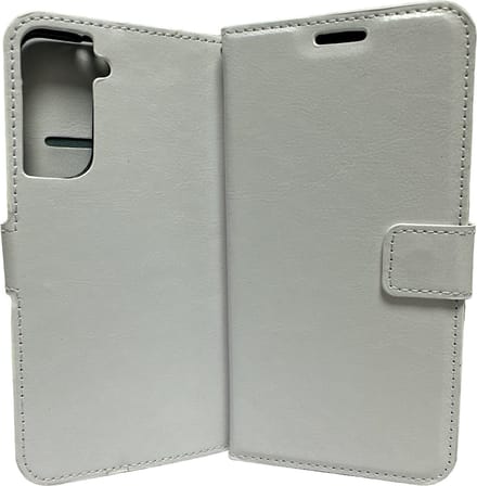 Portemonnee Book Case Hoesje Geschikt voor: Samsung Galaxy S21 Plus - Wit
