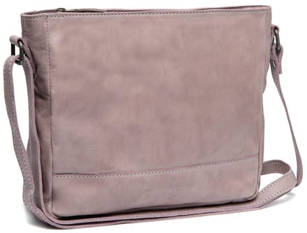 The Chesterfield Brand Weimar Washed Waxed Pull Up Schoudertas - Lavendel Lila