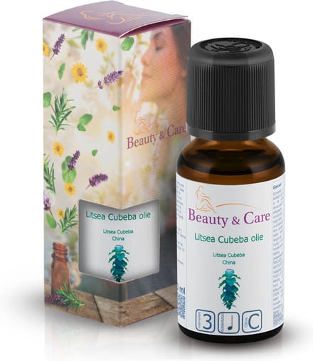 Litsea Cubeba etherische olie - Beauty & Care - 20 ml. new