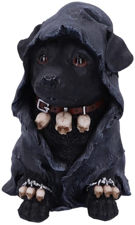 Nemesis Now - Reapers Canine - Cloaked Grim Reaper Dog Figurine 17cm