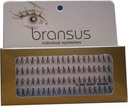 Wimperverlenging Flairs Short Brown, nepwimpers