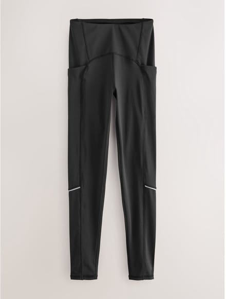 Next - Dames - Running Leggings with Pocket - Zwart