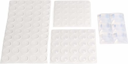 Benson Stootdoppen - Stootkussens - Siliconen doppen - Deurbuffer - assortiment van 106 Stuks (diverse maten)