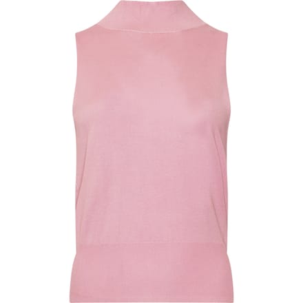 Keshia gebreide top in roos