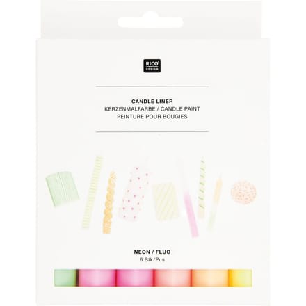 Candle Liner Set "Neon"