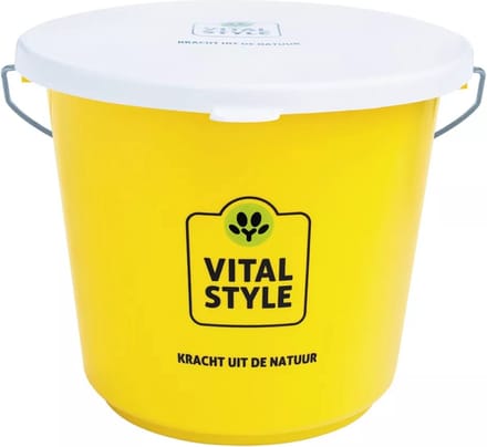 Vitalstyle Vitalstyle Emmer Met Deksel Geel