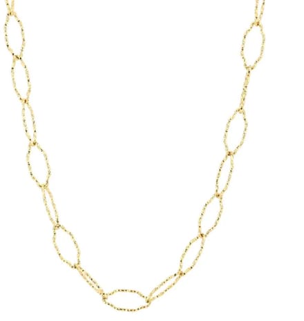 Bijoutheek Collier Vintage Schakels Goud