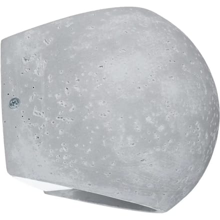 Sollux Lighting Wandlamp Globe - G9 - grijs - concreet - 18x14x14cm