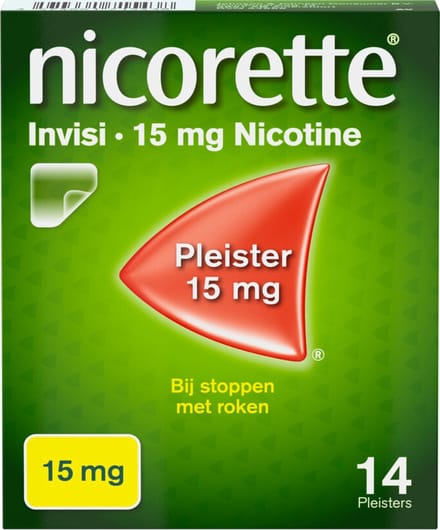 Nicorette Invisi Patch Pleisters 15mg - 2 x 14 stuks