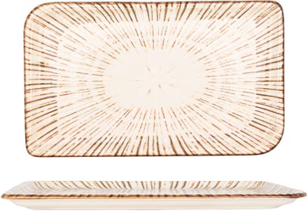 By Bone Serveerschaal - Legna - Porselein - 30x17.5 cm - set van 2