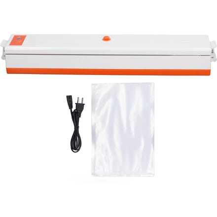 Machine de Scellage Sous Vide Alimentaire 100W Petite Machine de Scellage Alimentaire Entièrement Automatique avec Sac Sous Vide white