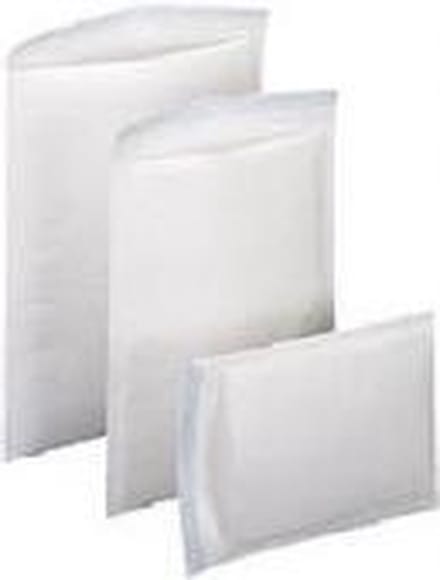 Luchtkussen enveloppe - bubbel enveloppe wit -  120x215mm B-12 - 100 stuks