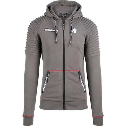 Hooded sweatshirt met rits Gorilla Wear Georgia