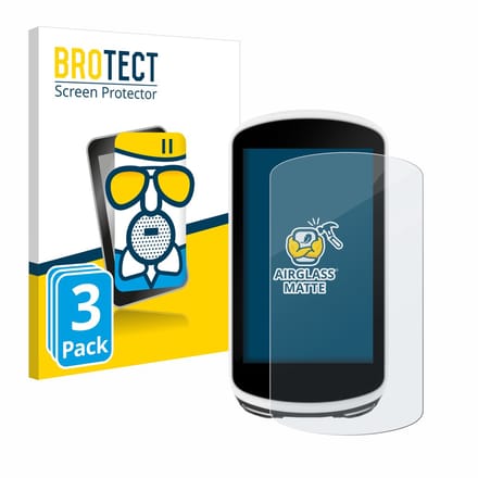 BROTECT - Screenprotector voor Garmin Edge 1030 - Folie Beschermfolie Beschermglas matte 3 Stuks