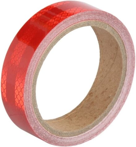 Reflecterende tape - ROOD - 10 meter - 25mm