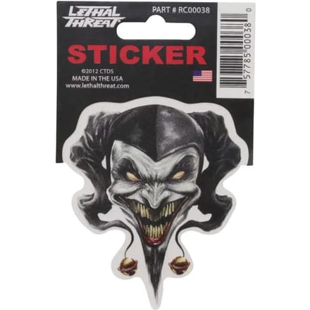 Motorfiets stickers Lethal Threat Mini Vilain Clown