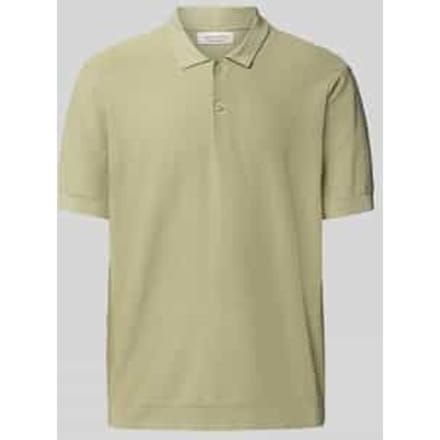 Relaxed fit poloshirt met structuurmotief, model 'EDWARD'