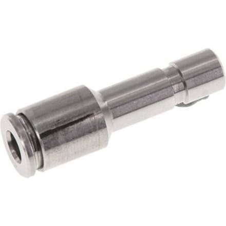 4mm x 6mm RVS Insteekfitting Plug FKM