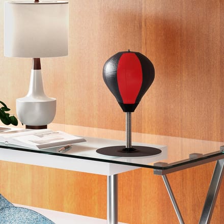 Desktop Bokszak Mini met Klem en Zuignap voor Volwassenen en Kinderen