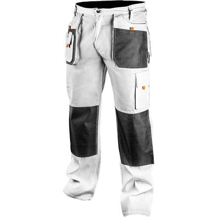 Neo Tools Schilders Werkbroek WIT M/50 Oxford Bescherming 35% Katoen-65% Polyester 267 Gr/m2 CE-EN340