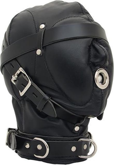 Mister b leather heavy duty hood l-xl