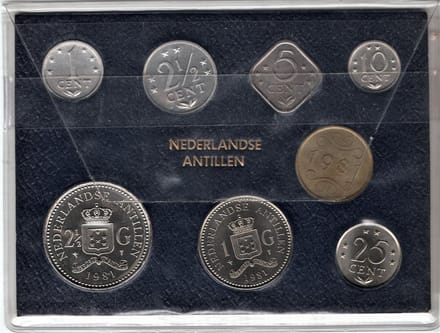 Nederlandse Antillen Muntset 1981