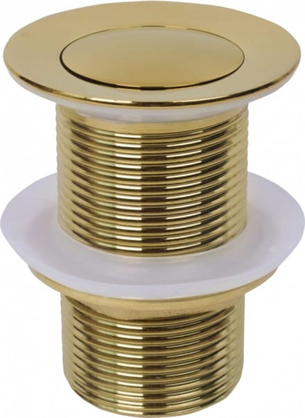 Mexen klik-klak plug klein rond, goud - 79915-50