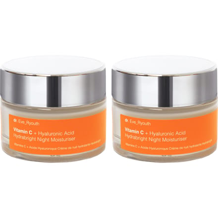 2x Vitamine C + Hyaluronzuur Hydrabright Nachtcrème 50ml
