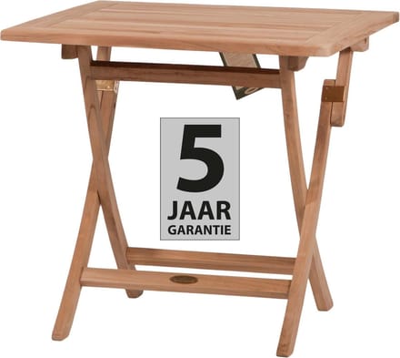 Summer Garden Kentucky teak klaptafel 80x80 cm