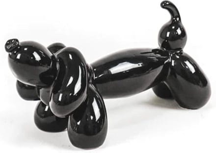 HV Balloon hond Teckel - 25,5x10x13 cm - Black