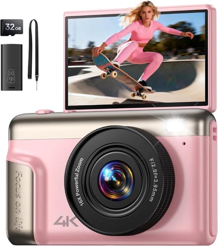 MKSS® Vlog Camera – Compact Fototoestel – Video Camera