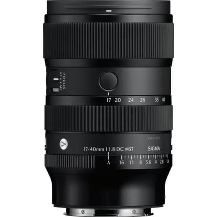 Sigma 17-40mm f/1.8 DC Art Fujifilm X-mount