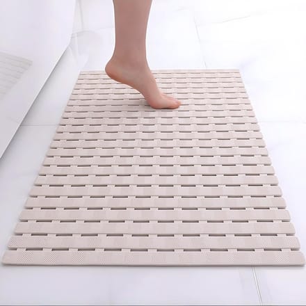 Douchemat - Badmat - Veilig Douchen - 180 Sterke Zuignappen - 70 x 40 cm - Kaki