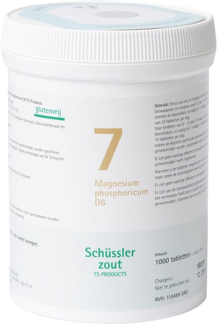 Schüssler Zout Nr. 7 Magnesium Phosphoricum D6 - 1 x 1000 Tabletten
