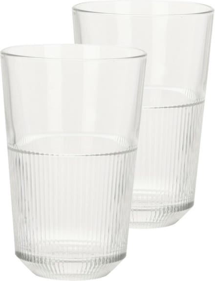 Excellent Houseware Whisky glazen - 8x - transparant - 360 ml - drink/waterglazen