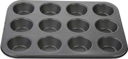 Cosy & Trendy Mini Muffinvorm Zwart 12 Muffins