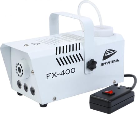 JB Systems FX-400 Rookmachine Krachtige rookmachine met amber leds om de rookuitvoer te kleuren