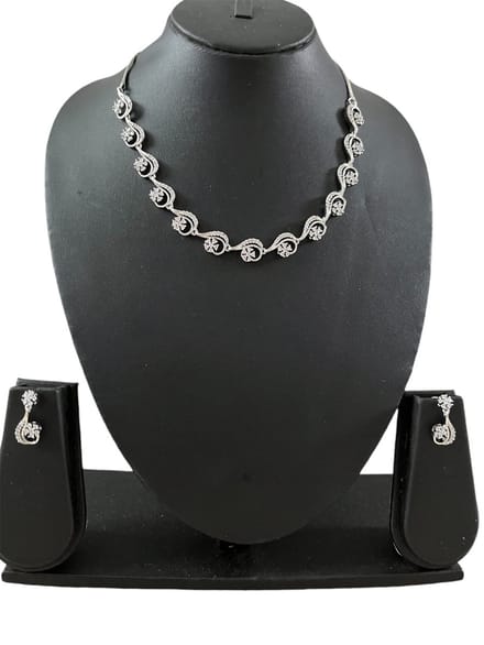 N3 Collecties Wit Diamant Sieradenset voor Dames