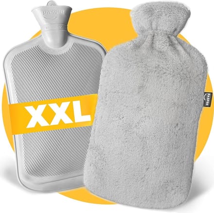 XXL warmwaterkruik 3.5L – Perfect voor 8 uur warmte