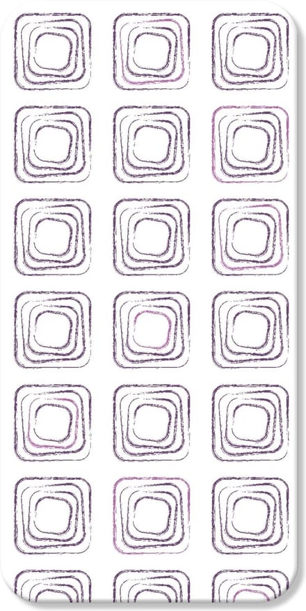D&L Strijkdeken ProActiv - 120 x 70cm - Vierkant Paars