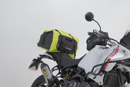 Verstelbare Achertas voor Motorfiets Zwart 7-15 Liter