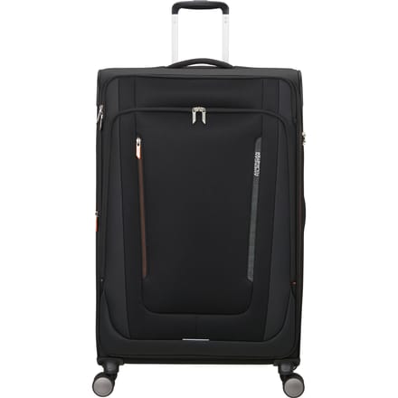 American Tourister trolley Wanderlite Spinner Exp. TSA Shadow Black zwart 80cm