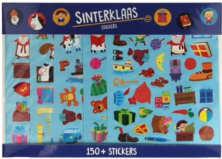 Sinterklaas Stickers +/- 150 stuks | Schoencadeau | Sint-tip - Sint Stickers - Sinterklaas decoratie - Sinterklaas versiering
