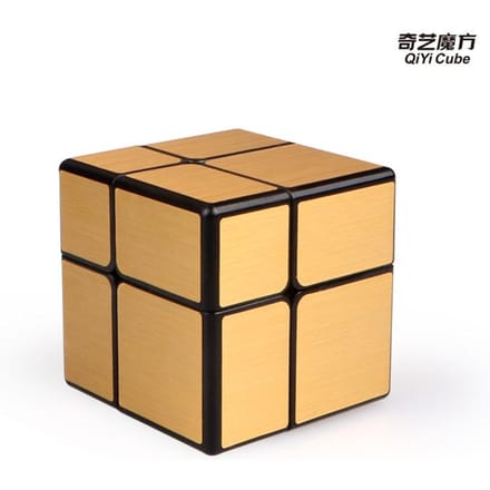Cube Miroir 2x2 3x3 Or et Argent Cube Anti-Stress Forme Spéciale Cube de Vitesse Jouet Puzzle Puzzle Enfant Jouet Cadeau
