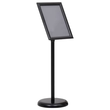 vidaXL - Posterstandaard - A4 - aluminiumlegering - zwart