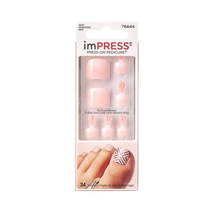 KISS High Tide Press-On Pedicure - Kunstnagels voor de Voeten - 1 Set